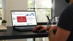 Vista en computador de alerta generada por la plataforma - Foto: Nicolle Bachiller © Consorcio Circulemos Digital, 2025