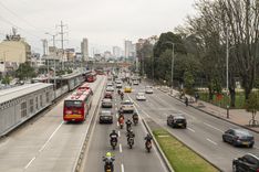 Panorámica del tráfico en Bogotá - Foto: Felipe Rocha © Consorcio Circulemos Digital, 2023